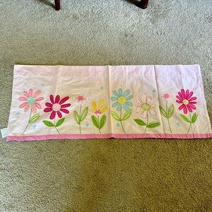Pottery barn kids king pillow case Flower